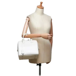 Louis Vuitton Vintage - Damier Facette Speedy Cube PM Bag - White - Damier Leather Handbag - Luxury High Quality - Avvenice