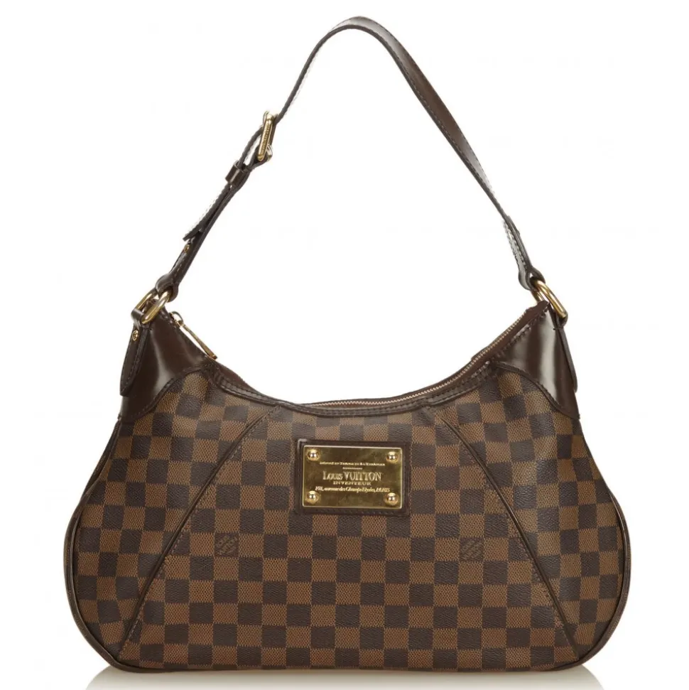 Louis Vuitton Vintage - Damier Ebene Thames GM Bag - Brown - Damier Canvas and Leather Handbag - Luxury High Quality - Avvenice