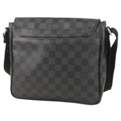 Louis Vuitton Vintage - Damier Graphite District PM - Black Gray - Damier Canvas Crossbody Bag - Luxury High Quality - Avvenice