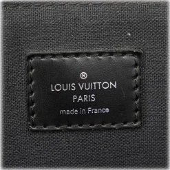 Louis Vuitton Vintage - Damier Graphite Porte Documents Black Gray - Canvas and Calf Leather Business Bag - Luxury High Quality - Avvenice