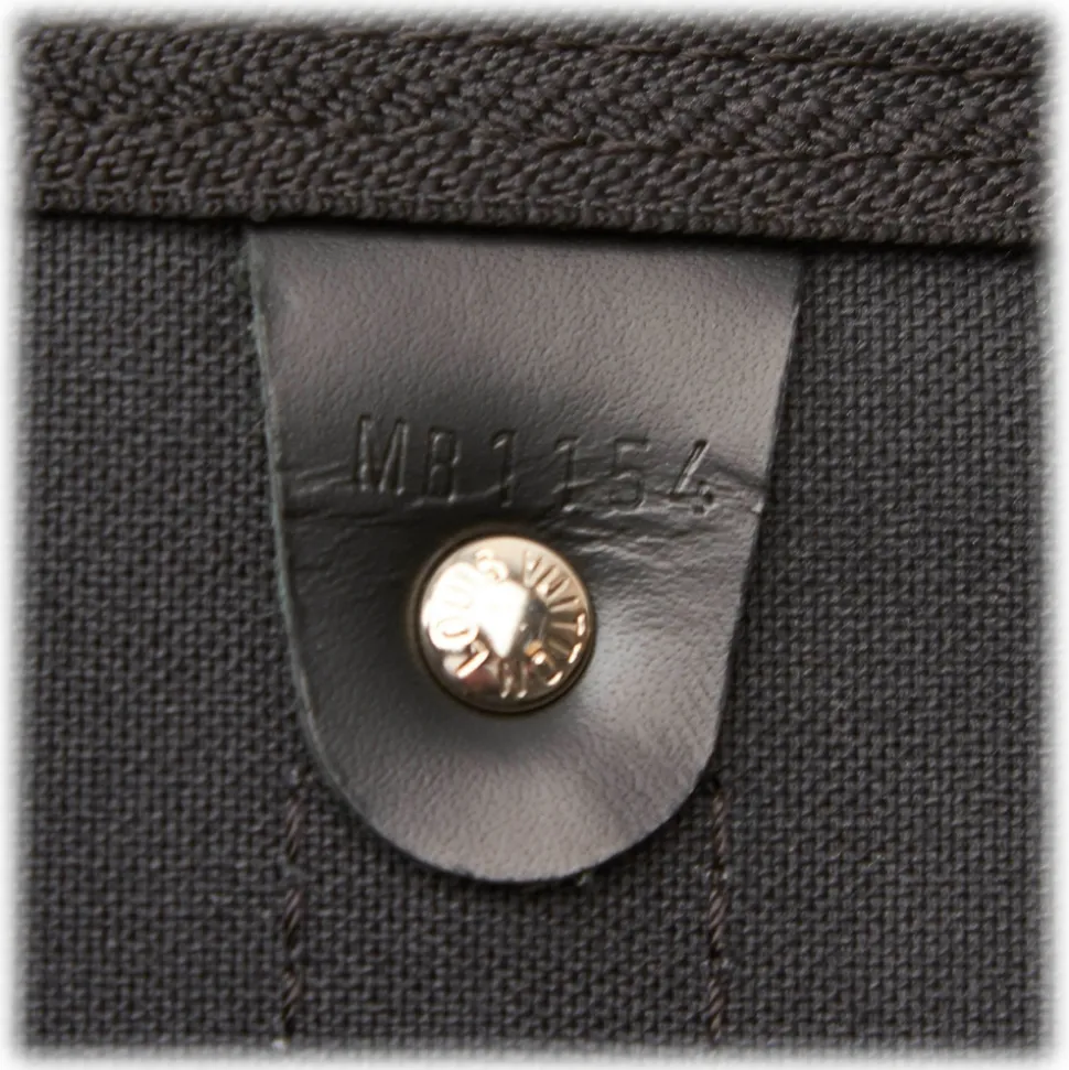 Louis Vuitton Vintage - Damier Graphite Keepall Bandouliere 55 Bag - Black Gray - Leather Handbag - Luxury High Quality - Avvenice