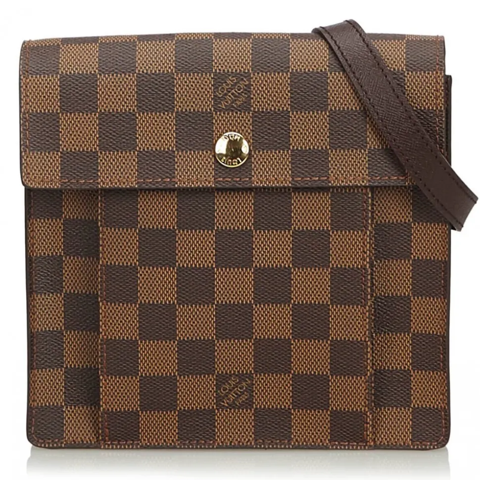 Louis Vuitton Vintage - Damier Ebene Pimlico Bag - Brown - Damier Canvas and Leather Handbag - Luxury High Quality - Avvenice