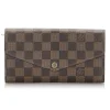 Louis Vuitton Vintage - Damier Ebene Sarah NM Wallet - Brown - Leather Wallet - Luxury High Quality - Avvenice