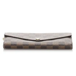 Louis Vuitton Vintage - Damier Ebene Sarah NM Wallet - Brown - Leather Wallet - Luxury High Quality - Avvenice