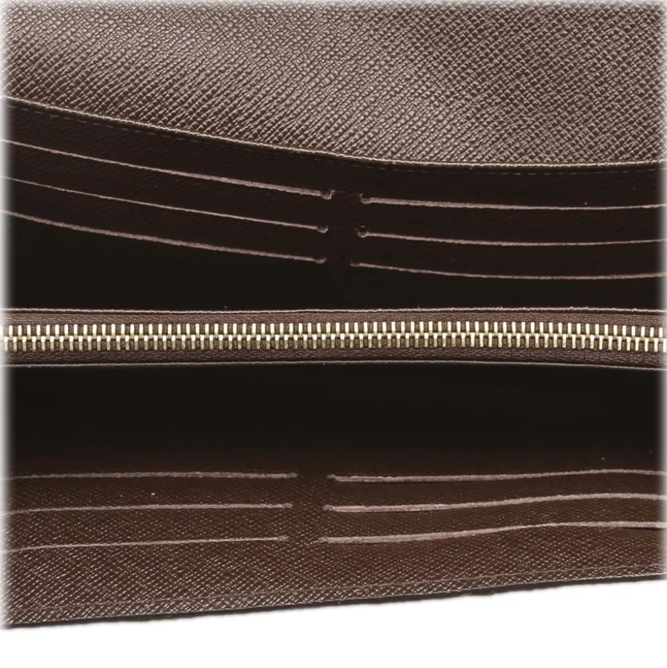 Louis Vuitton Vintage - Damier Ebene Sarah NM Wallet - Brown - Leather Wallet - Luxury High Quality - Avvenice