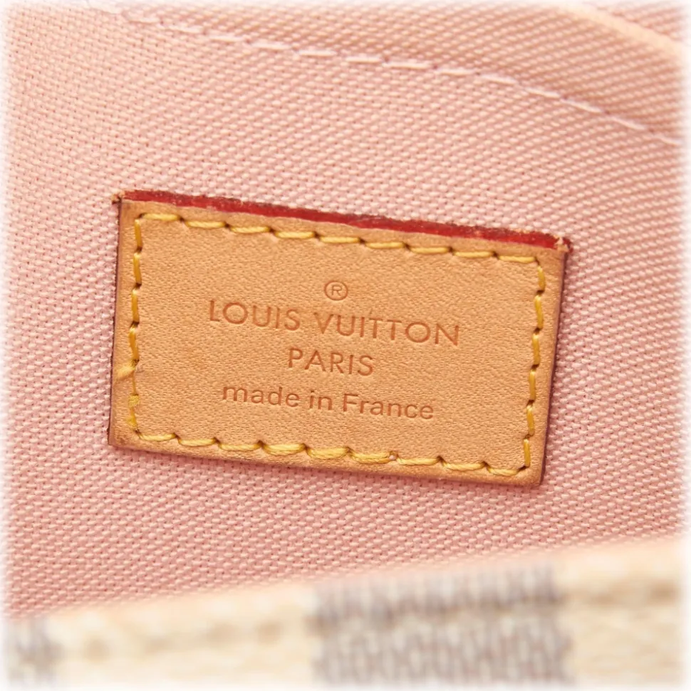 Louis Vuitton Vintage - Damier Azur Croisette Bag - White Ivory Blue - Damier Leather Handbag - Luxury High Quality - Avvenice