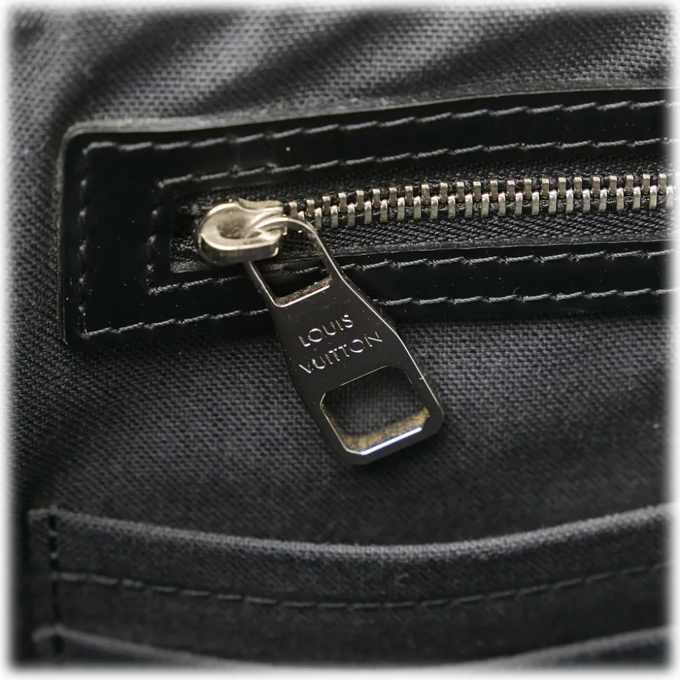 Louis Vuitton Vintage - Damier Graphite Poche Documents - Black Gray - Canvas Handbag - Luxury High Quality - Avvenice