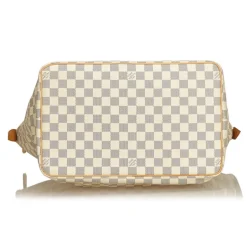 Louis Vuitton Vintage - Damier Azure Saleya GM Bag - White Ivory Blue - Damier Canvas and Leather Handbag - Luxury High Quality - Avvenice