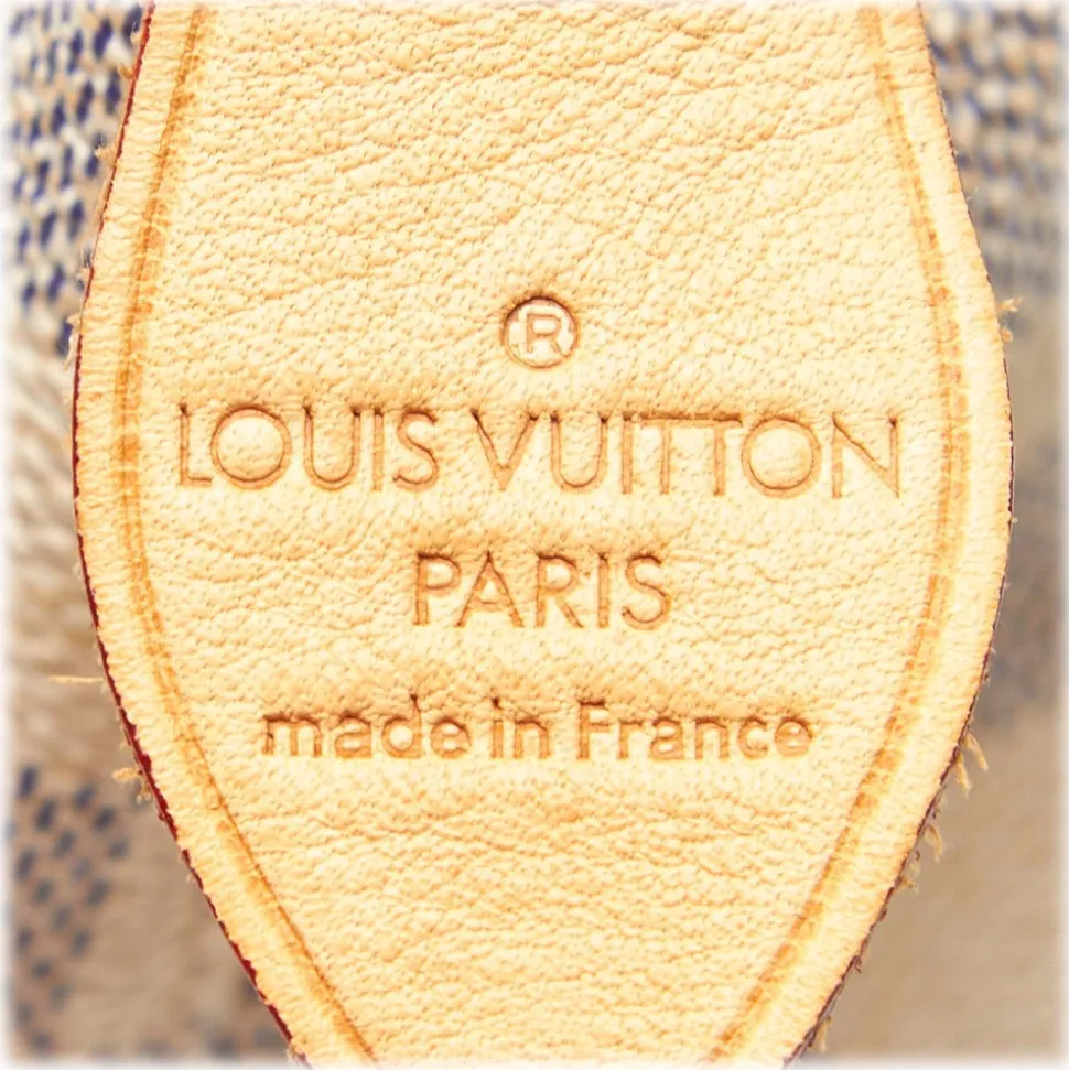 Louis Vuitton Vintage - Damier Azure Saleya GM Bag - White Ivory Blue - Damier Canvas and Leather Handbag - Luxury High Quality - Avvenice