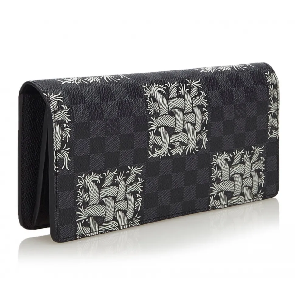 Louis Vuitton Vintage - Damier Graphite Portefeuille Brazza Christopher Nemeth Wallet - Leather - Luxury High Quality - Avvenice