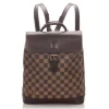 Louis Vuitton Vintage - Damier Ebene Soho Backpack - Brown - Leather Backpack - Luxury High Quality - Avvenice