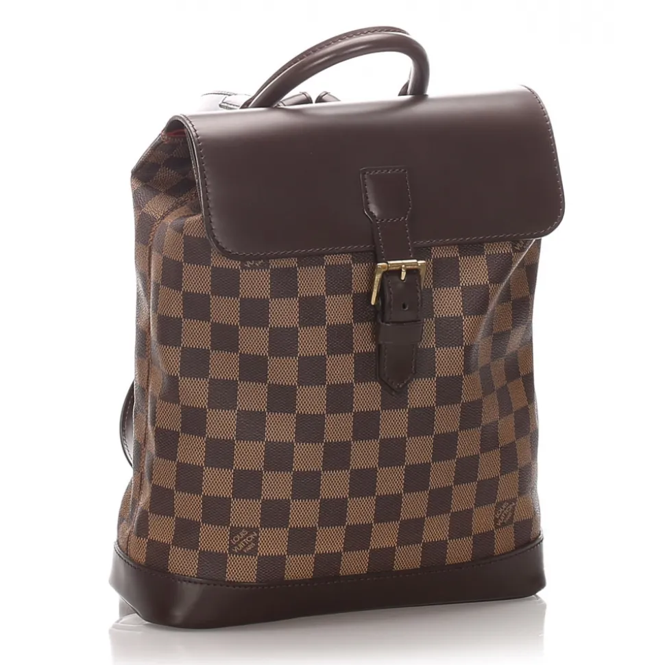 Louis Vuitton Vintage - Damier Ebene Soho Backpack - Brown - Leather Backpack - Luxury High Quality - Avvenice