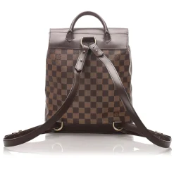 Louis Vuitton Vintage - Damier Ebene Soho Backpack - Brown - Leather Backpack - Luxury High Quality - Avvenice