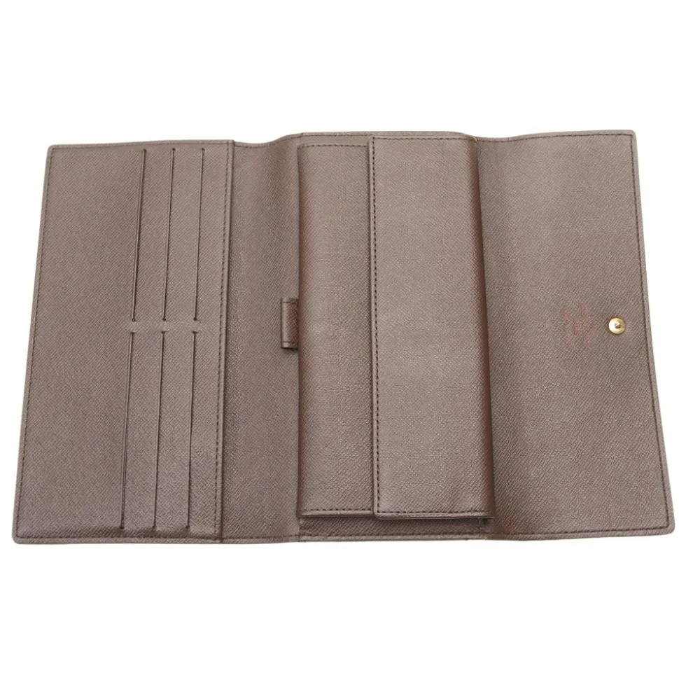 Louis Vuitton Vintage - Damier Ebene Porte Monnaie Credit Wallet - Brown - Damier Leather Wallet - Luxury High Quality - Avvenice