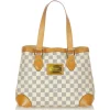 Louis Vuitton Vintage - Damier Hampstead PM White Blue Damier Canvas and Vachetta Leather Shoulder Bag - Luxury High Quality - Avvenice
