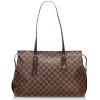Louis Vuitton Vintage - Damier Ebene Chelsea Bag - Brown - Leather Handbag - Luxury High Quality - Avvenice