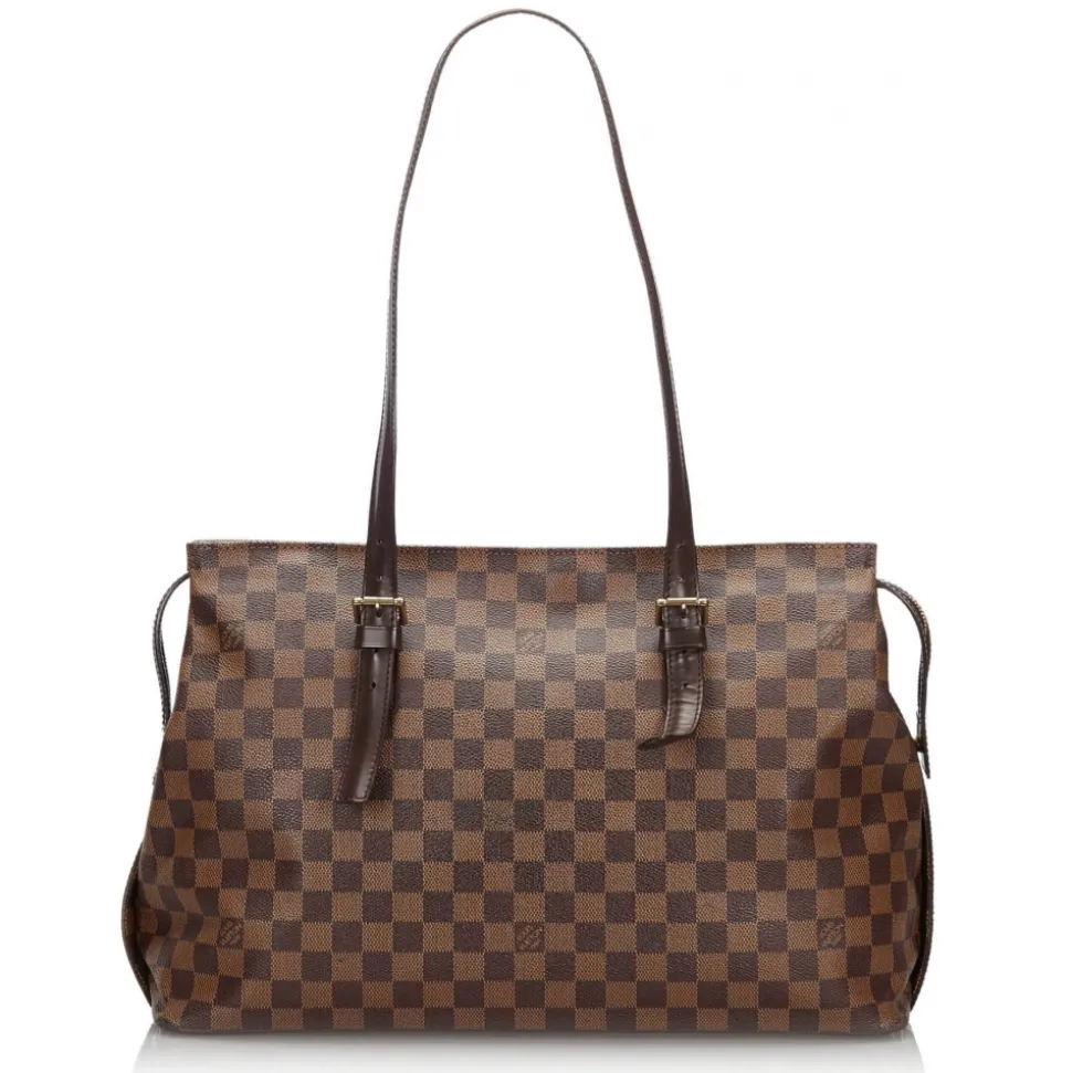 Louis Vuitton Vintage - Damier Ebene Chelsea Bag - Brown - Leather Handbag - Luxury High Quality - Avvenice