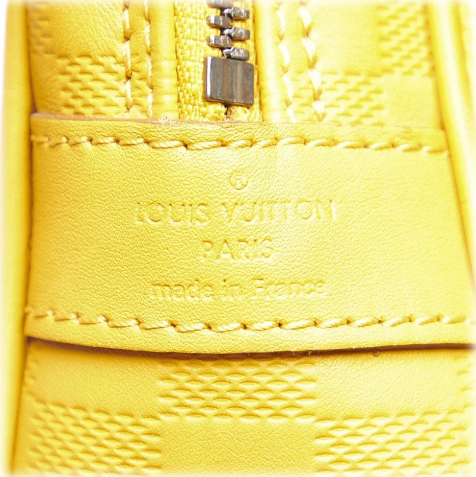 Louis Vuitton Vintage - Damier Infini Porte-Documents Voyage Mustard - Damier Canvas and Calf Leather Bag - Luxury High Quality - Avvenice