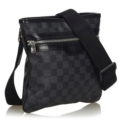 Louis Vuitton Vintage - Damier Graphite Thomas Bag - Graphite - Damier Canvas and Leather - Luxury High Quality - Avvenice
