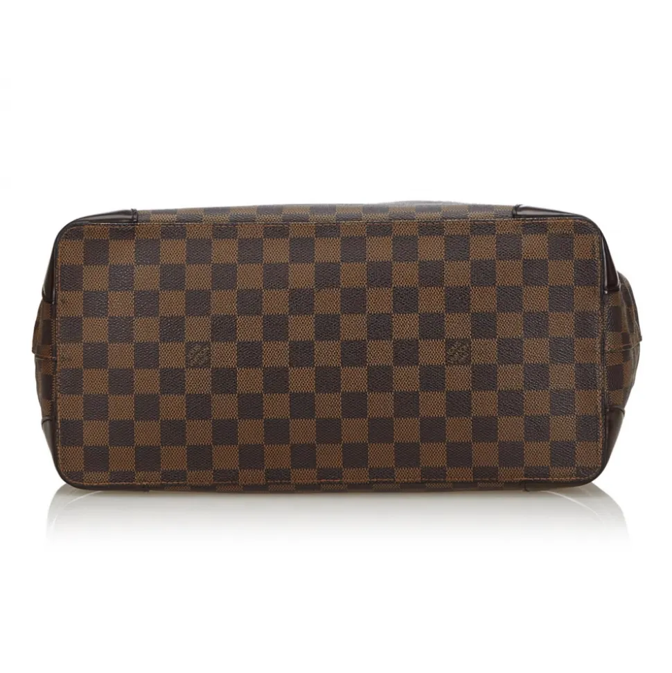 Louis Vuitton Vintage - Damier Ebene Hampstead MM Bag - Brown - Damier Canvas and Leather Handbag - Luxury High Quality - Avvenice