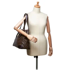 Louis Vuitton Vintage - Damier Ebene Hampstead MM Bag - Brown - Damier Canvas and Leather Handbag - Luxury High Quality - Avvenice