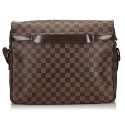 Louis Vuitton Vintage - Damier Ebene Shelton GM Bag - Brown - Damier Canvas and Leather Handbag - Luxury High Quality - Avvenice