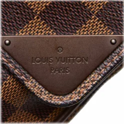Louis Vuitton Vintage - Damier Ebene Shelton GM Bag - Brown - Damier Canvas and Leather Handbag - Luxury High Quality - Avvenice