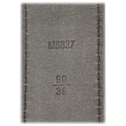 Louis Vuitton Vintage - Damier Graphite City Belt - Black Blue - Leather Belt - Luxury High Quality - Avvenice