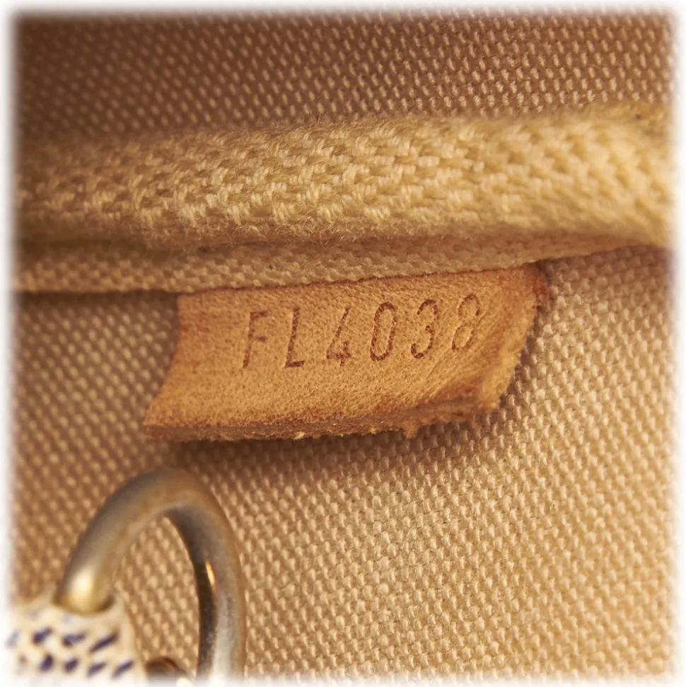 Louis Vuitton Vintage - Damier Azur Mini Pochette Accessoires Pouch - White - Damier Canvas Pouch - Luxury High Quality - Avvenice