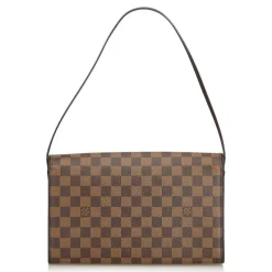 Louis Vuitton Vintage - Damier Ebene Tribeca Long Bag - Brown - Damier Canvas and Leather Handbag - Luxury High Quality - Avvenice