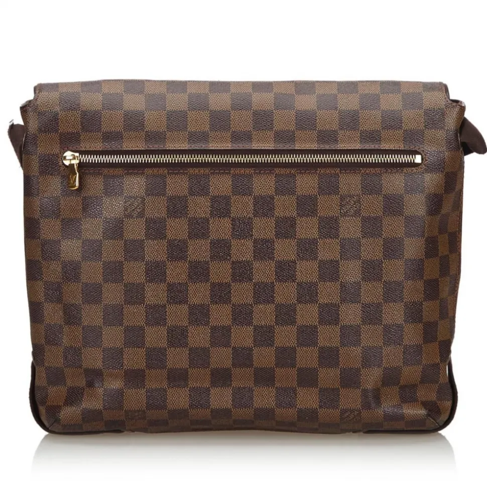 Louis Vuitton Vintage - Damier Ebene Brooklyn MM Bag - Brown - Damier Canvas and Leather Handbag - Luxury High Quality - Avvenice