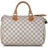 Louis Vuitton Vintage - Damier Azur Speedy 30 - White Blue - Leather Handbag - Luxury High Quality - Avvenice