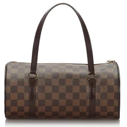 Louis Vuitton Vintage - Damier Ebene Papillon 26 Bag - Brown - Leather Handbag - Luxury High Quality - Avvenice
