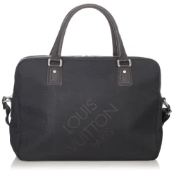 Louis Vuitton Vintage - Damier Geant Yack - Black - Damier Canvas and Leather Business Bag - Luxury High Quality - Avvenice