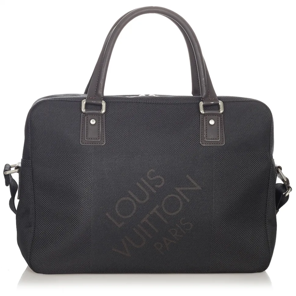 Louis Vuitton Vintage - Damier Geant Yack - Black - Damier Canvas and Leather Business Bag - Luxury High Quality - Avvenice