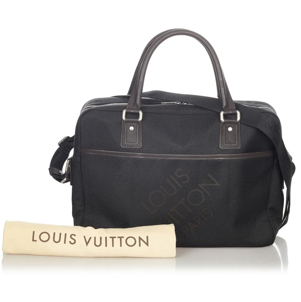 Louis Vuitton Vintage - Damier Geant Yack - Black - Damier Canvas and Leather Business Bag - Luxury High Quality - Avvenice