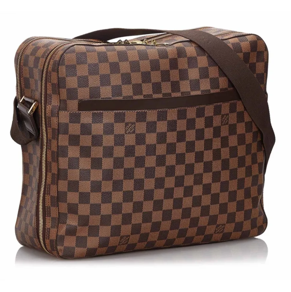 Louis Vuitton Vintage - Damier Ebene Dorsoduro Bag - Brown - Damier Canvas and Leather Handbag - Luxury High Quality - Avvenice