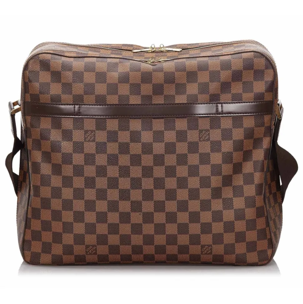 Louis Vuitton Vintage - Damier Ebene Dorsoduro Bag - Brown - Damier Canvas and Leather Handbag - Luxury High Quality - Avvenice