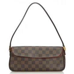 Louis Vuitton Vintage - Damier Ebene Recoleta Bag - Brown - Damier Canvas and Leather Handbag - Luxury High Quality - Avvenice