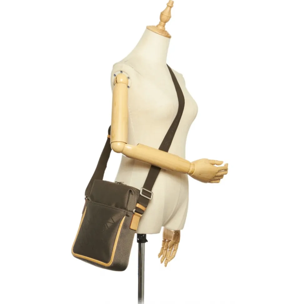 Louis Vuitton Vintage - Damier Geant Citadin - Brown - Fabric Canvas and Calf Leather Crossbody Bag - Luxury High Quality - Avvenice