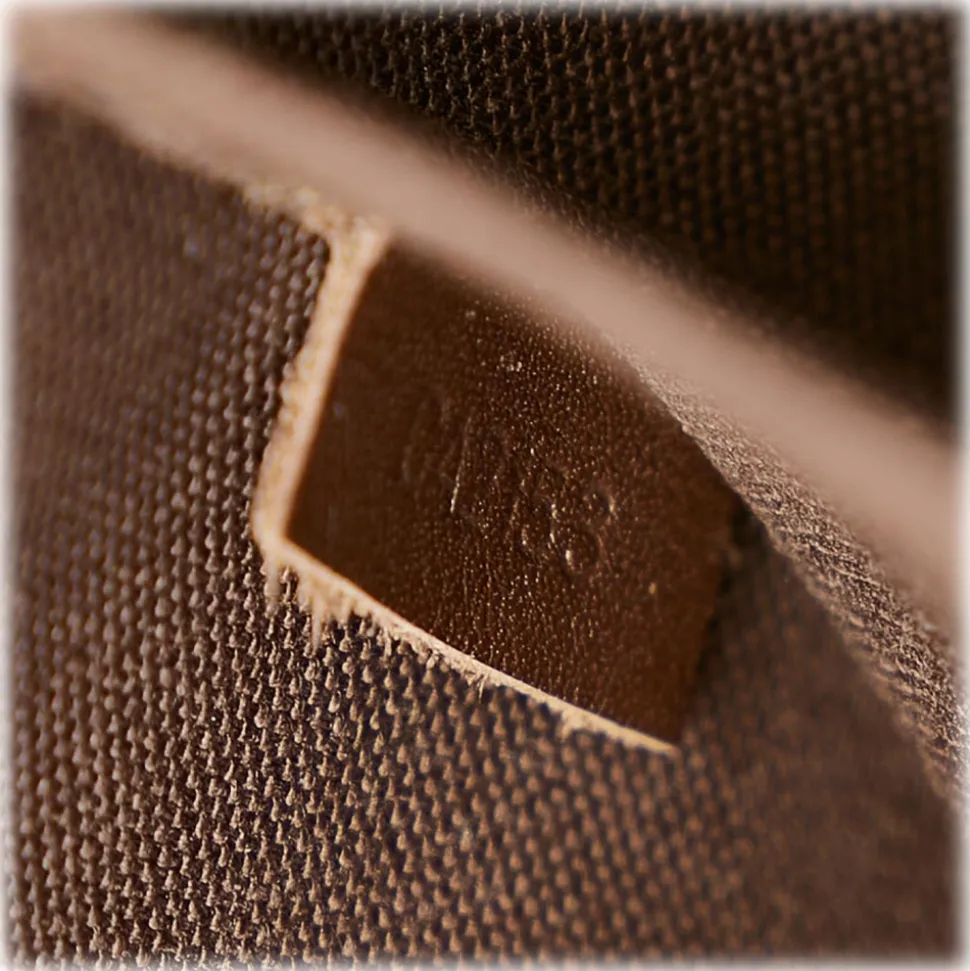 Louis Vuitton Vintage - Damier Infini Tadao - Dark Brown - Calf Leather Satchel - Luxury High Quality - Avvenice