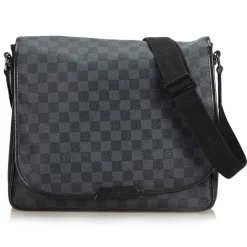 Louis Vuitton Vintage - Damier Graphite Daniel MM Bag - Grey - Fabric and Leather Handbag - Luxury High Quality - Avvenice