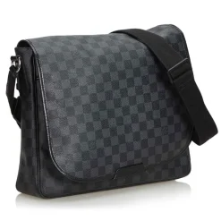 Louis Vuitton Vintage - Damier Graphite Daniel MM Bag - Grey - Fabric and Leather Handbag - Luxury High Quality - Avvenice