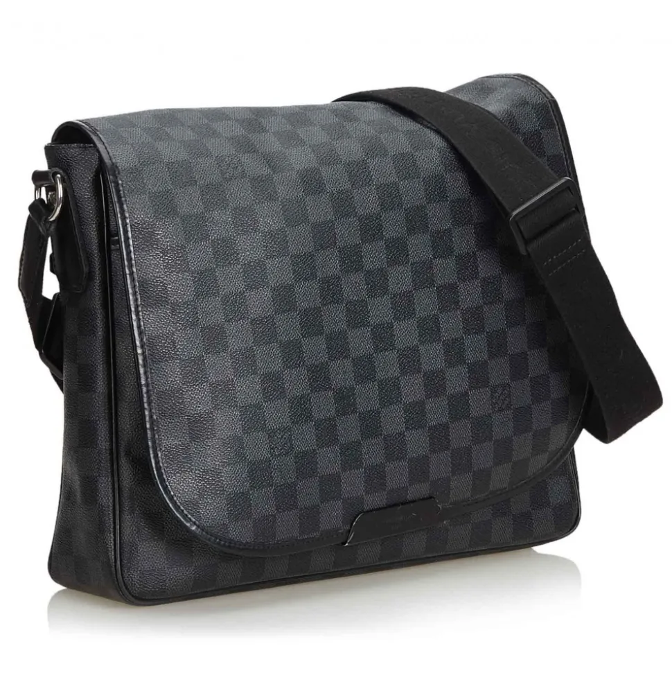Louis Vuitton Vintage - Damier Graphite Daniel MM Bag - Grey - Fabric and Leather Handbag - Luxury High Quality - Avvenice