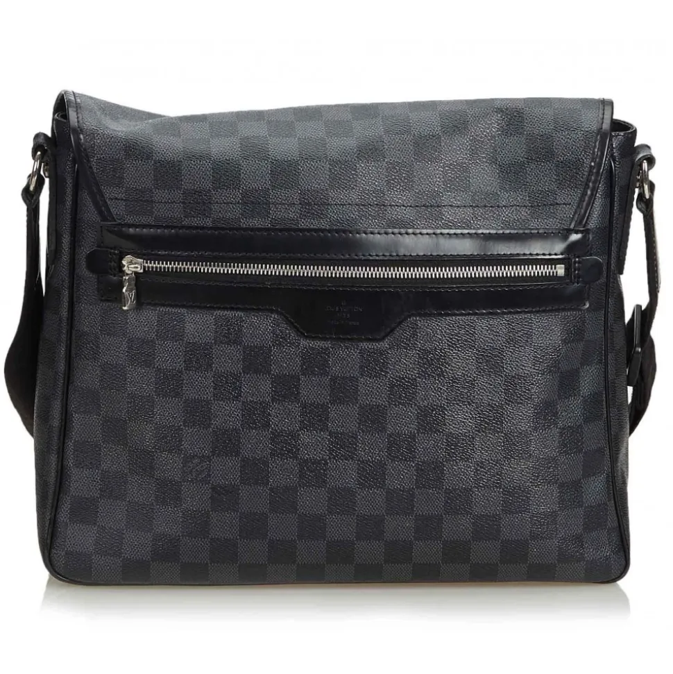 Louis Vuitton Vintage - Damier Graphite Daniel MM Bag - Grey - Fabric and Leather Handbag - Luxury High Quality - Avvenice