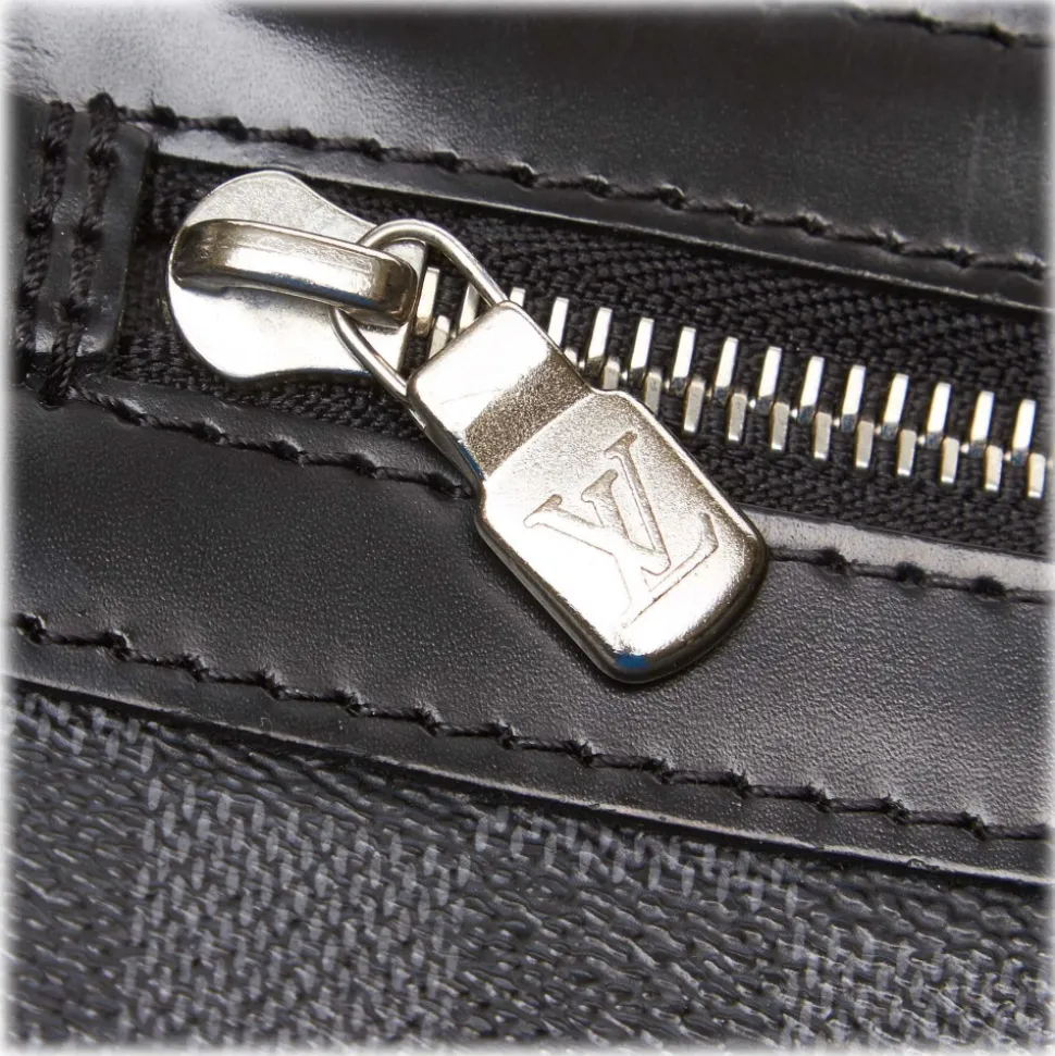 Louis Vuitton Vintage - Damier Graphite Daniel MM Bag - Grey - Fabric and Leather Handbag - Luxury High Quality - Avvenice