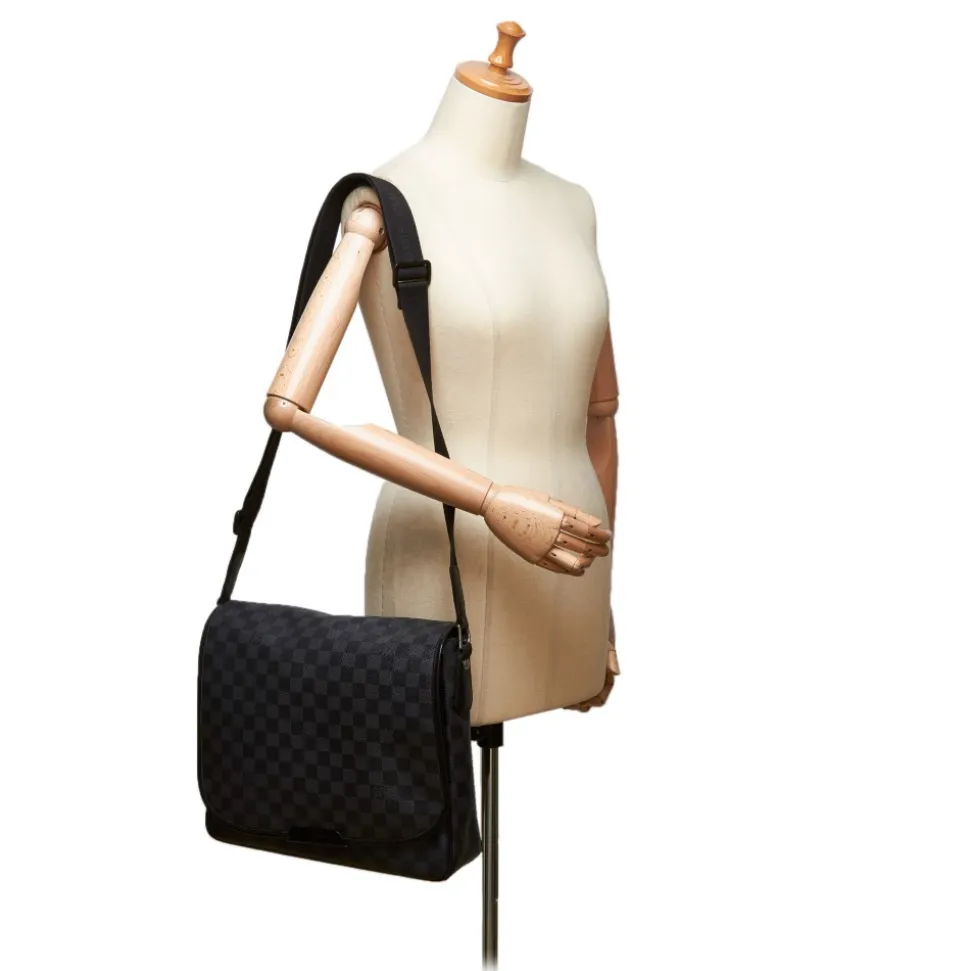 Louis Vuitton Vintage - Damier Graphite Daniel MM Bag - Grey - Fabric and Leather Handbag - Luxury High Quality - Avvenice