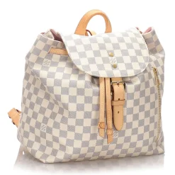 Louis Vuitton Vintage - Damier Azur Sperone Backpack - White - Leather Backpack - Luxury High Quality - Avvenice