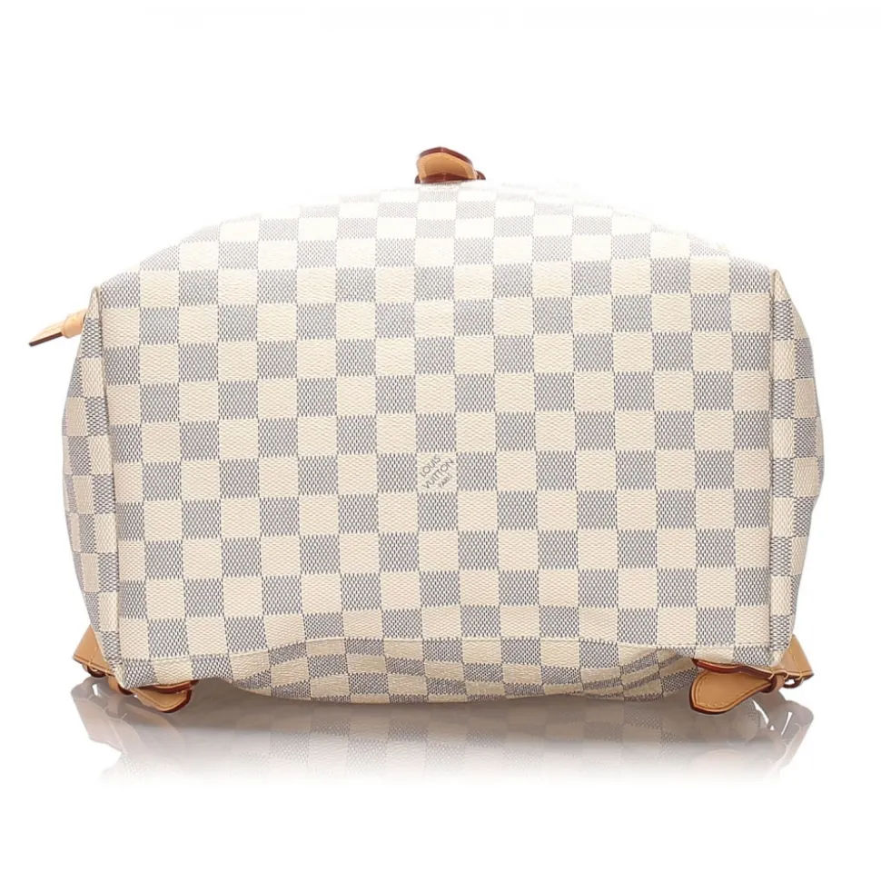 Louis Vuitton Vintage - Damier Azur Sperone Backpack - White - Leather Backpack - Luxury High Quality - Avvenice