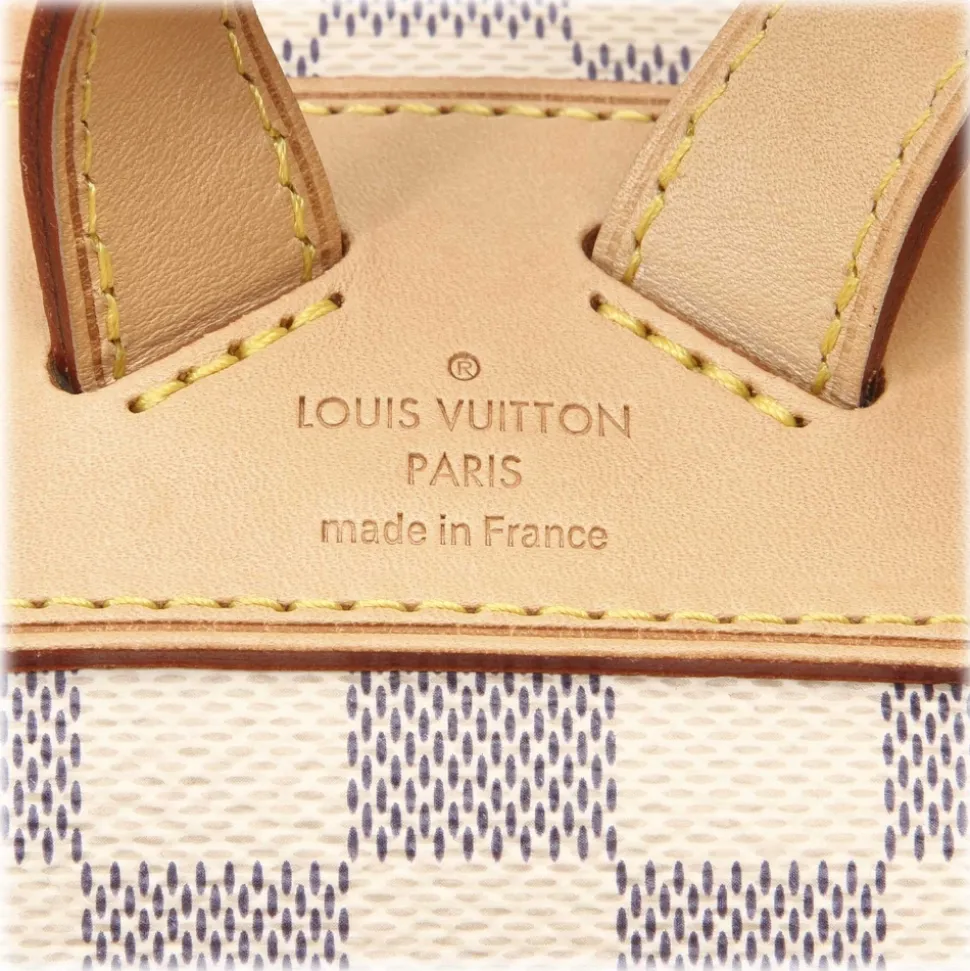 Louis Vuitton Vintage - Damier Azur Sperone Backpack - White - Leather Backpack - Luxury High Quality - Avvenice
